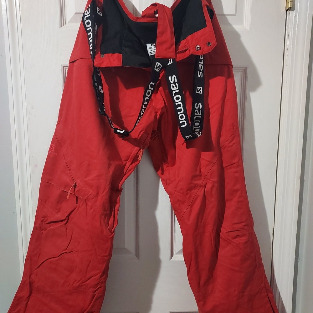 Salomon  Men's Orange Ski Pants